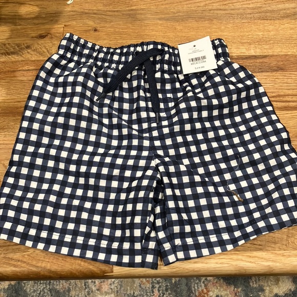 NWT Crown and Ivy Kids 3T Gingham Bathing Suit - Picture 1 of 5